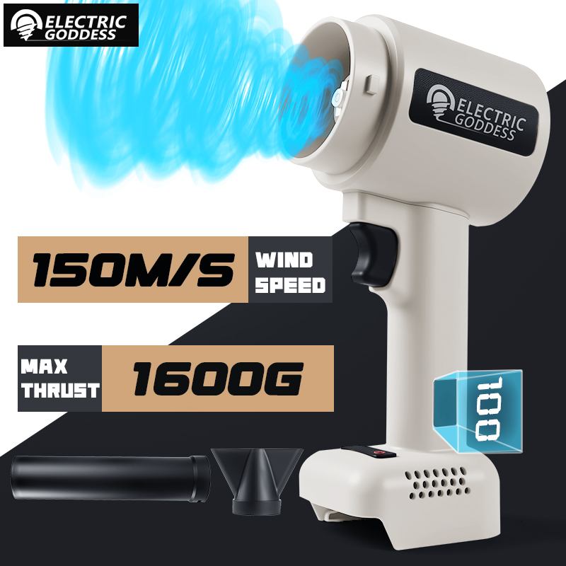 Dryer Car Blower - Borstelloze Gewelddadige Luchtblazer 1600G Stuwkracht Draadloze