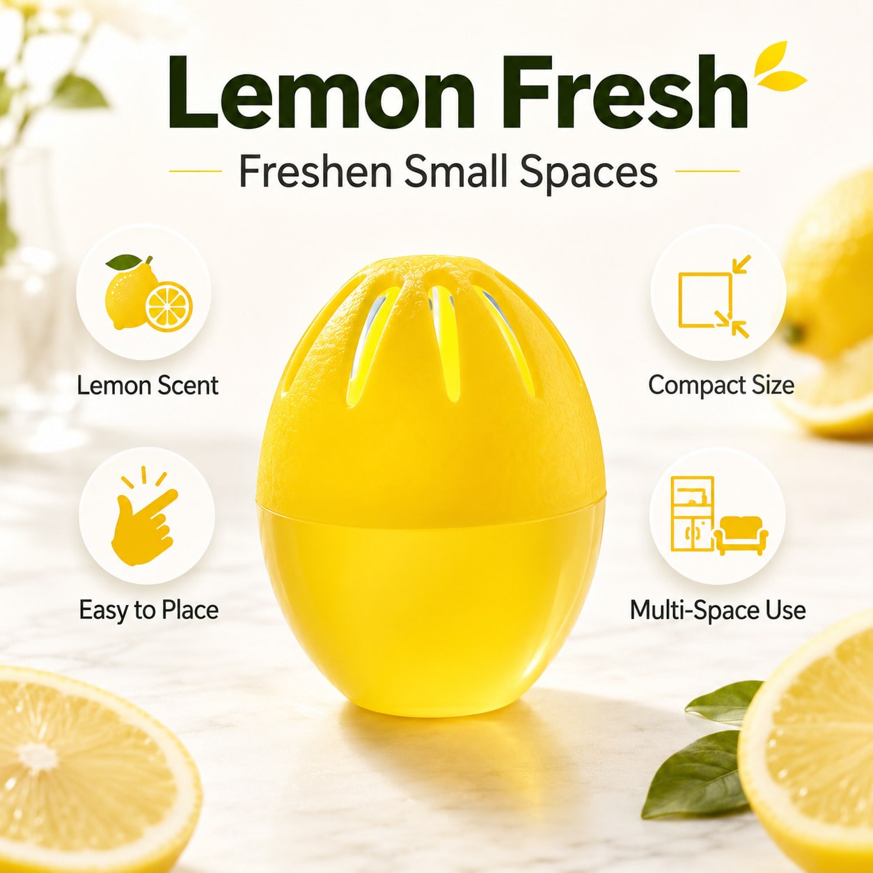 Lemon Fresh Deodorizer Egg, la - Odor Eliminator Car recensie en prijs