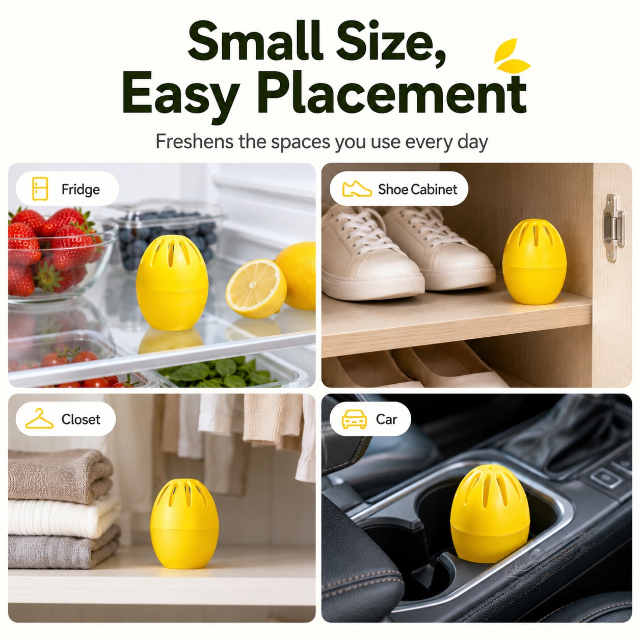 Lemon Fresh Deodorizer Egg, la - Odor Eliminator Car recensie en prijs