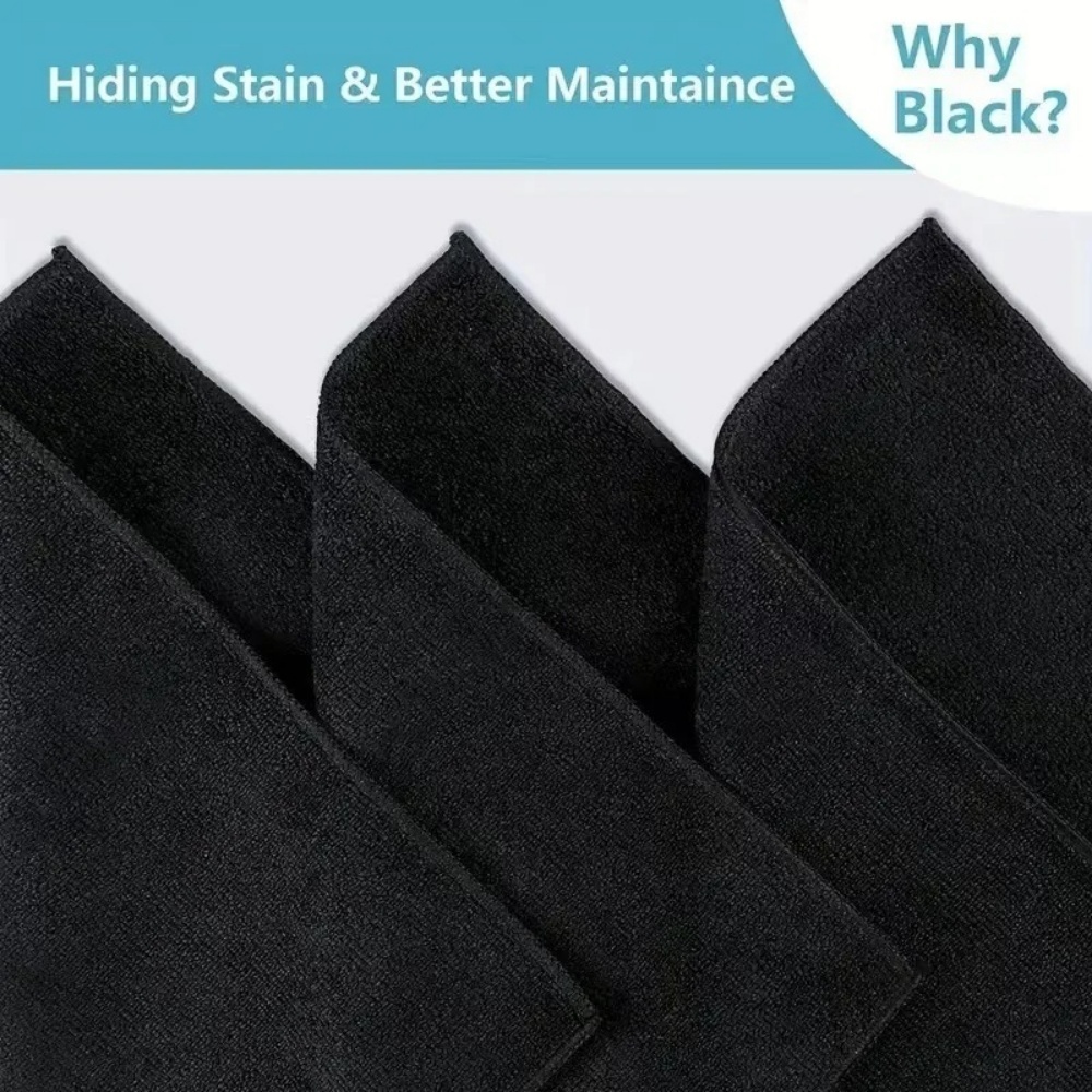 Zwarte microvezel reinigingsdo - Microfiber Towel Detailing recensie en prijs
